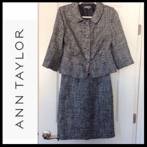 Ann Taylor Dresses & Skirts - 🎈SALE🎈Ann Taylor Tweed Wool Suit